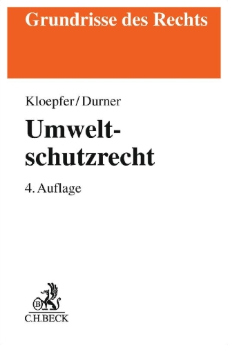 Buchcover und Innenansicht für das Buch: Umweltschutzrecht