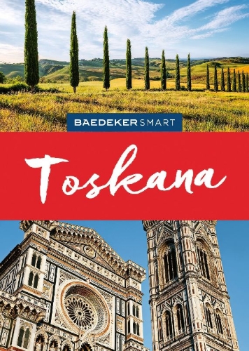 Buchcover und Innenansicht für das Buch: Baedeker SMART Reiseführer Toskana