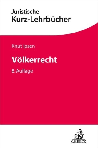 Buchcover und Innenansicht für das Buch: Völkerrecht