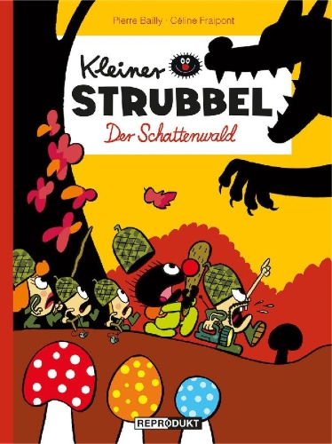 Buchcover und Innenansicht für das Buch: Kleiner Strubbel - Der Schattenwald
