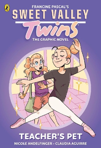Buchcover und Innenansicht für das Buch: Sweet Valley Twins The Graphic Novel: Teacher's Pet