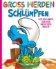 Buchcover und Innenansicht für das Buch: Groß werden mit den Schlümpfen: Der Schlumpf, der nur Nachtisch wollte