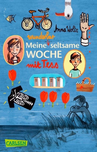 Buchcover und Innenansicht für das Buch: Mijn bijzonder rare week met Tess