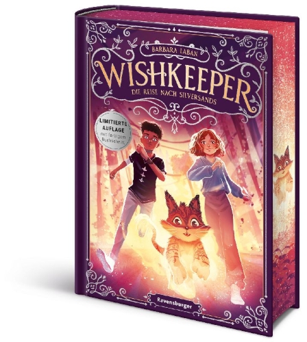 Buchcover und Innenansicht für das Buch: Wishkeeper, Band 2 - Die Reise nach Silversands