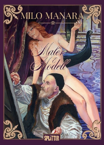 Buchcover und Innenansicht für das Buch: Peintre et Modèle