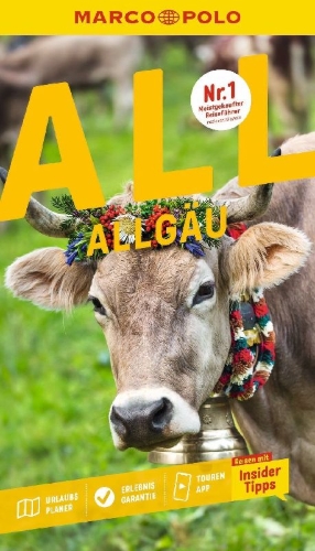 Buchcover und Innenansicht für das Buch: MARCO POLO Reiseführer Allgäu