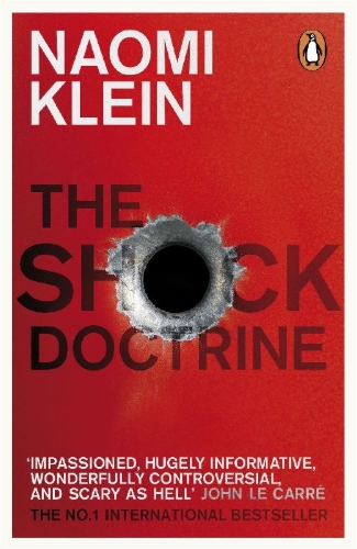 Buchcover und Innenansicht für das Buch: Die Schock-Strategie
