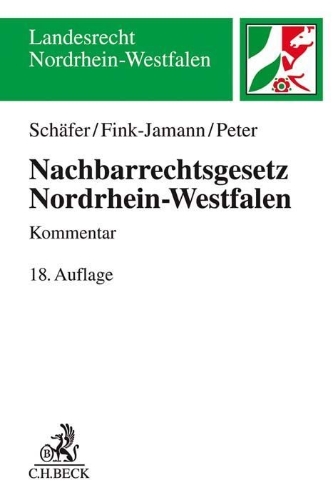 Buchcover und Innenansicht für das Buch: Nachbarrechtsgesetz Nordrhein-Westfalen