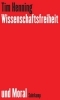 Buchcover und Innenansicht für das Buch: Wissenschaftsfreiheit und Moral