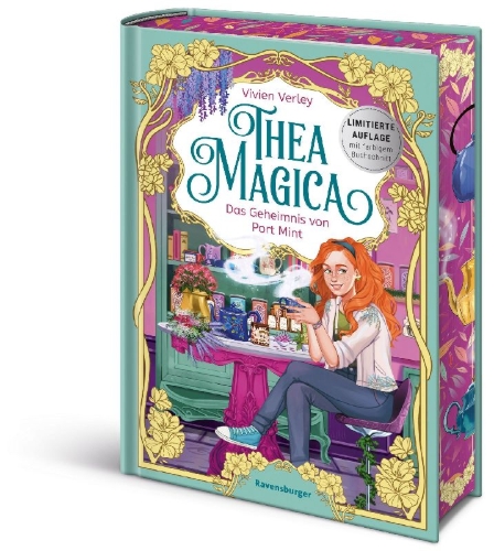 Buchcover und Innenansicht für das Buch: Thea Magica, Band 1 - Das Geheimnis von Port Mint