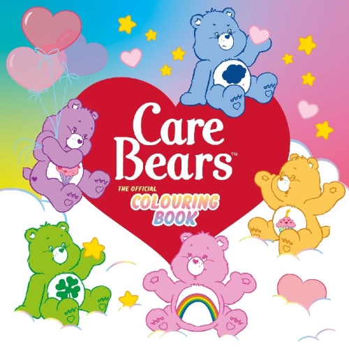 Buchcover und Innenansicht für das Buch: Care Bears: The Official Colouring Book