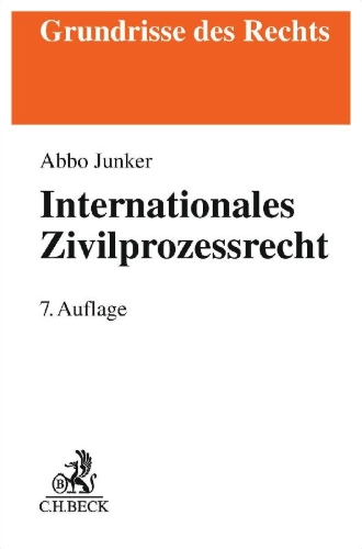 Buchcover und Innenansicht für das Buch: Internationales Zivilprozessrecht