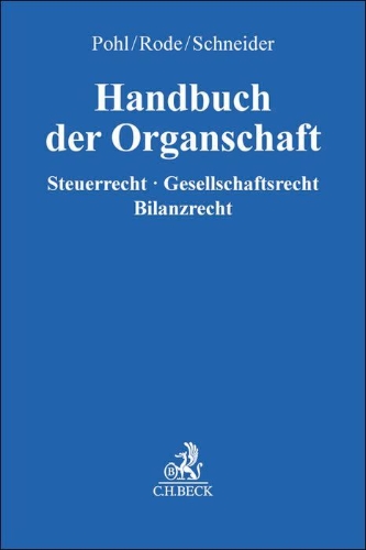 Buchcover und Innenansicht für das Buch: Handbuch der Organschaft