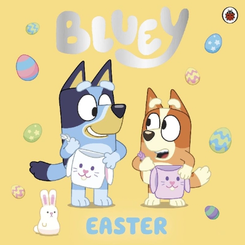 Buchcover und Innenansicht für das Buch: Bluey: Easter