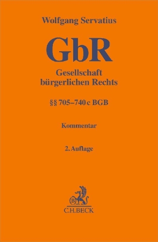 Buchcover und Innenansicht für das Buch: Gesellschaft bürgerlichen Rechts. GbR