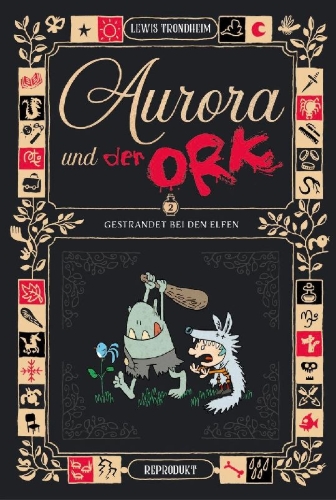 Buchcover und Innenansicht für das Buch: Aurora und der Ork 2