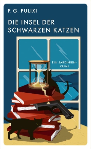 Buchcover und Innenansicht für das Buch: La libreria dei gatti neri