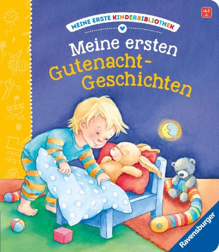 Buchcover und Innenansicht für das Buch: Meine ersten Gutenacht-Geschichten