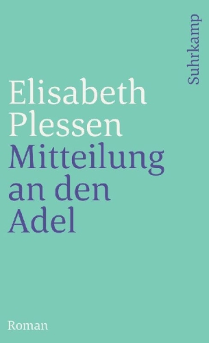 Buchcover und Innenansicht für das Buch: Mitteilung an den Adel