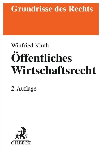 Buchcover und Innenansicht für das Buch: Öffentliches Wirtschaftsrecht