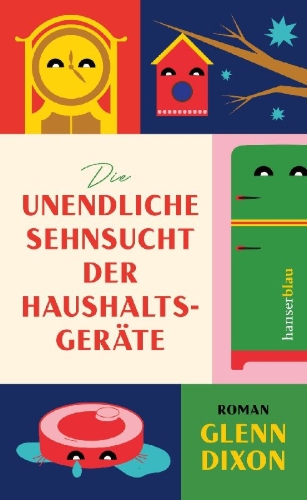 Buchcover und Innenansicht für das Buch: THE INFINITE SADNESS OF SMALL APPLIANCES