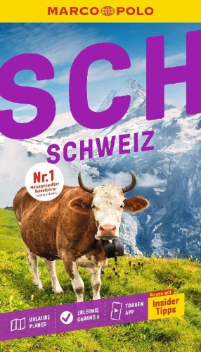 Buchcover und Innenansicht für das Buch: MARCO POLO Reiseführer Schweiz