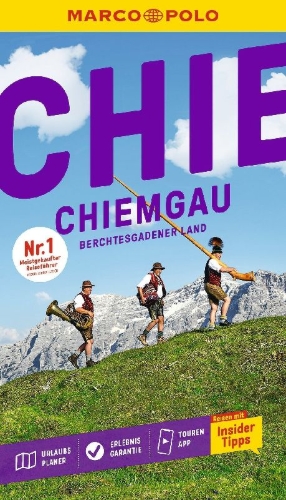 Buchcover und Innenansicht für das Buch: MARCO POLO Reiseführer Chiemgau, Berchtesgadener Land