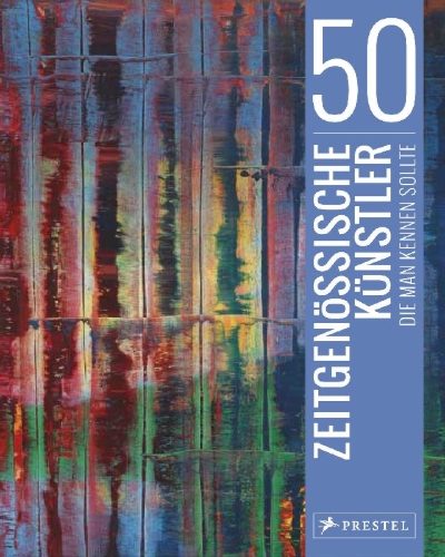 Buchcover und Innenansicht für das Buch: 50 zeitgenössische Künstler, die man kennen sollte