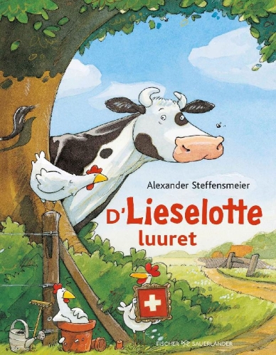 Buchcover und Innenansicht für das Buch: Lieselotte lauert