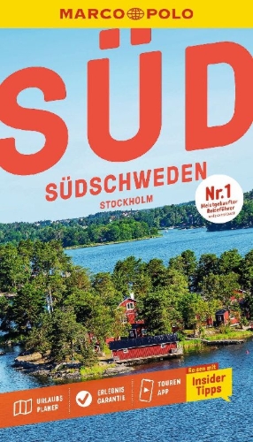 Buchcover und Innenansicht für das Buch: MARCO POLO Reiseführer Südschweden, Stockholm