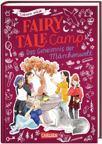 Buchcover und Innenansicht für das Buch: Fairy Tale Camp 3: Das Geheimnis der Märchenwelt