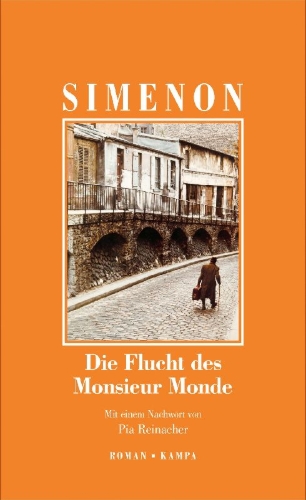 Buchcover und Innenansicht für das Buch: La fuite de Monsieur Monde