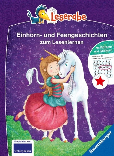 Buchcover und Innenansicht für das Buch: Leserabe Sonderausgaben - Einhorn- und Feengeschichten zum Lesenlernen