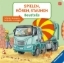 Buchcover und Innenansicht für das Buch: Spielen, hören, staunen - Baustelle