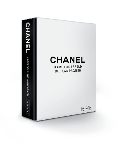 Buchcover und Innenansicht für das Buch: Chanel: The Karl Lagerfeld Campaigns