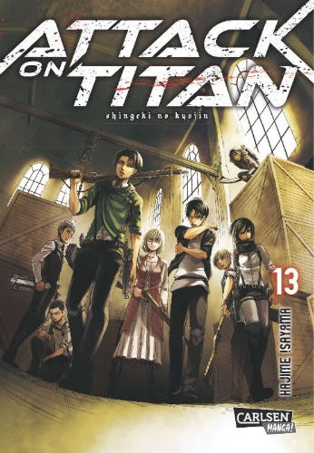 Buchcover und Innenansicht für das Buch: Shingeki no Kyojin