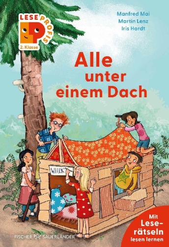 Buchcover und Innenansicht für das Buch: Leseprofis - Alle unter einem Dach, 2. Klasse