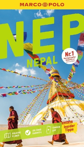Buchcover und Innenansicht für das Buch: MARCO POLO Reiseführer Nepal