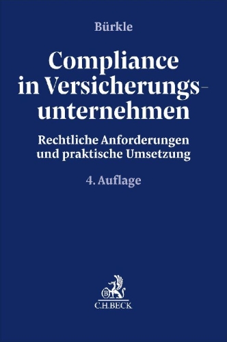 Buchcover und Innenansicht für das Buch: Compliance in Versicherungsunternehmen