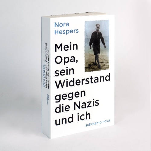 Buchcover und Innenansicht für das Buch: Mein Opa, sein Widerstand gegen die Nazis und ich