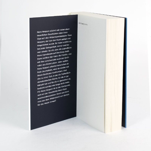 Buchcover und Innenansicht für das Buch: Mein Opa, sein Widerstand gegen die Nazis und ich