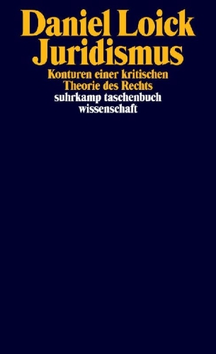Buchcover und Innenansicht für das Buch: Juridismus