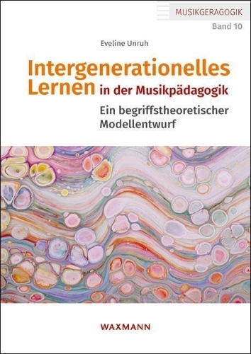 Buchcover und Innenansicht für das Buch: Intergenerationelles Lernen in der Musikpädagogik
