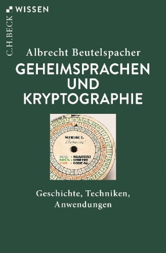 Buchcover und Innenansicht für das Buch: Geheimsprachen und Kryptographie