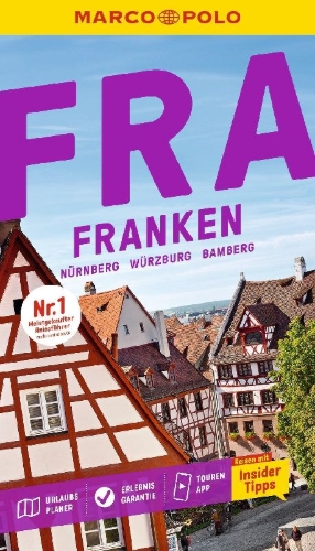 Buchcover und Innenansicht für das Buch: MARCO POLO Reiseführer Franken, Nürnberg, Würzburg, Bamberg