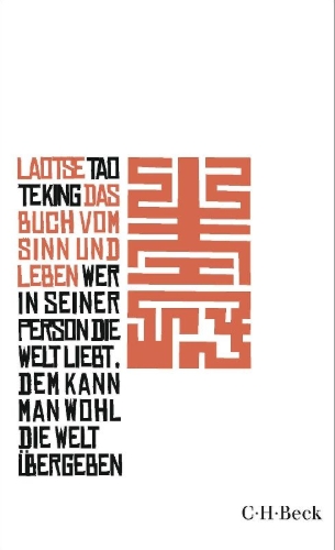 Buchcover und Innenansicht für das Buch: Tao te king