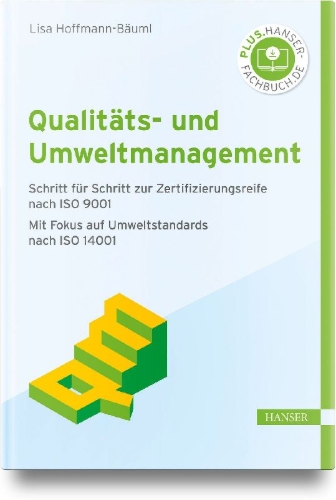 Buchcover und Innenansicht für das Buch: Qualitäts- und Umweltmanagement
