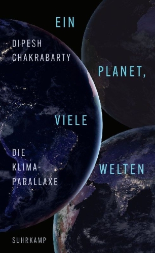 Buchcover und Innenansicht für das Buch: One Planet, Many Worlds. The Climate Parallax