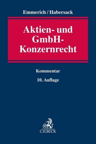 Buchcover und Innenansicht für das Buch: Aktien- und GmbH-Konzernrecht