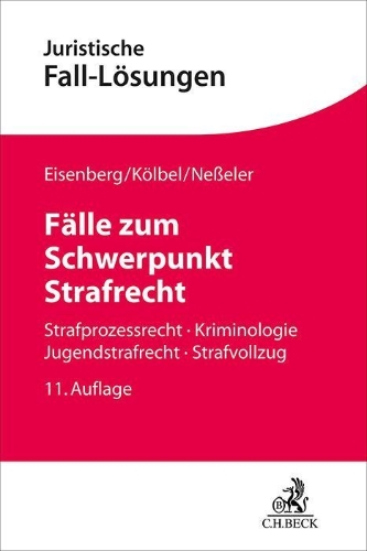 Buchcover und Innenansicht für das Buch: Fälle zum Schwerpunkt Strafrecht